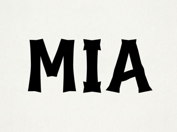 whimsical fonts for toy packaging example: Mia font specimen