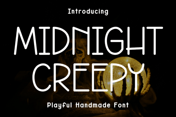 halloween party fonts example: Midnight Creepy font specimen