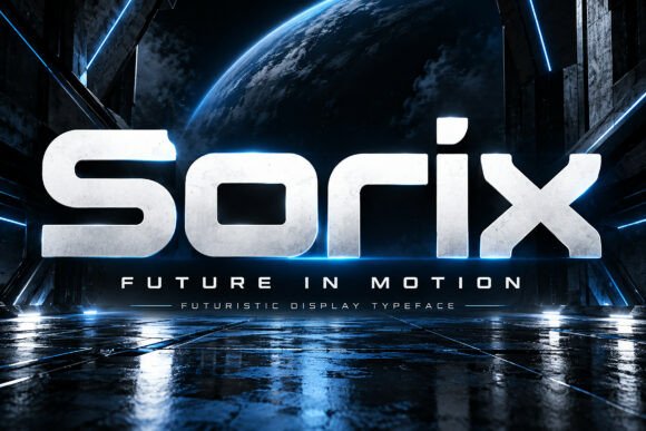 sans serif logo fonts example: Sorix font specimen