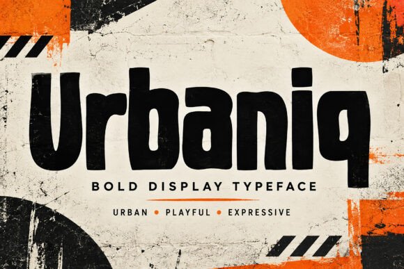 bubble fonts for birthdays example: Urbaniq font specimen