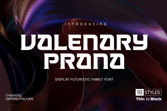 editorial serif fonts example: Valenary Prana font specimen